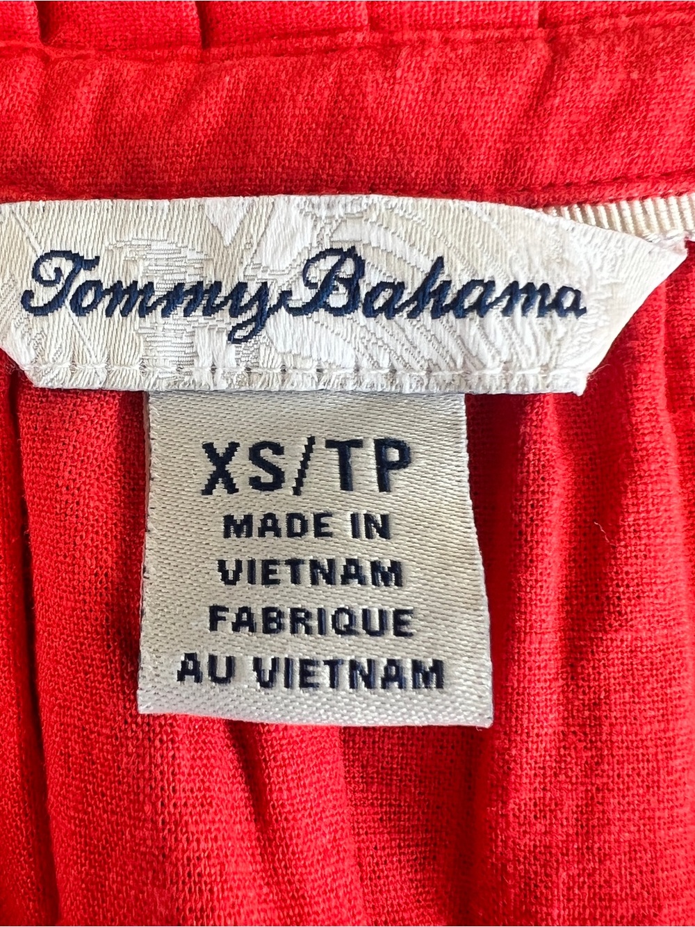 Tommy Bahama Women’s Bright Red Tiered Maxi Dress-size xs - Picture 3 of 3